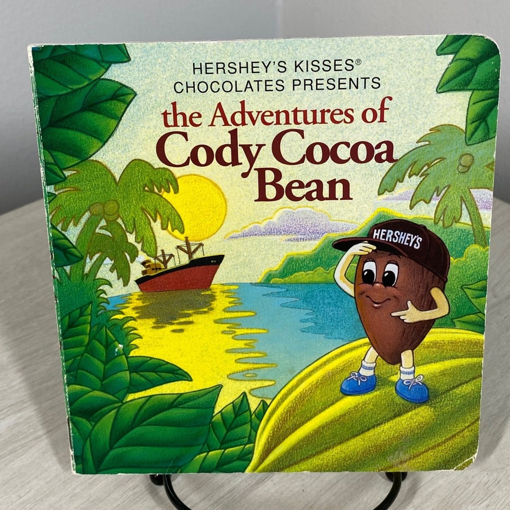 Hersheys Kisses The Adventures of Cody Cocoa Bean Board Book 1995 Vintage